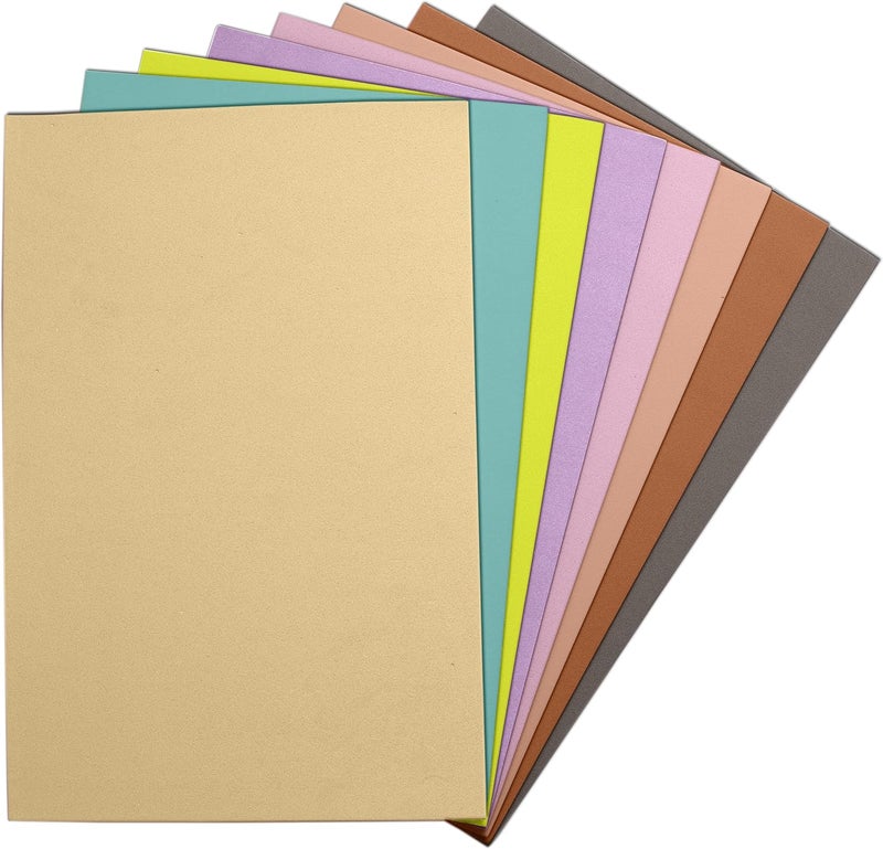 ACTIVITYYA Pastel EVA Foam Sheets, 8 Assorted Colors, 6 x 9 Inch, 2mm Thick – Foam Paper for DIY Arts and Crafts, School Projects, and More – 8 Pack - Image 1